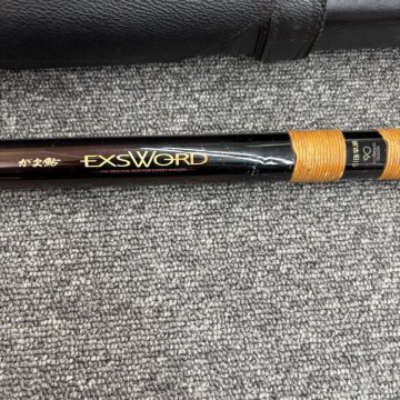 ●1円～●がま鮎 EXSWORD 引抜早瀬 90 鮎竿 あゆ ※ケース付き ロッド 釣竿 釣り竿 釣具 釣り具 HS235095