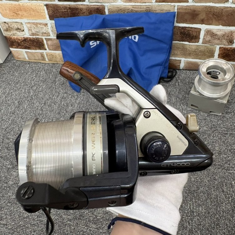 ●1円～●SHIMANO シマノ POEWR AERO GT4000 ③ パワーエアロ 替えスプール付き 釣具 HS235943
