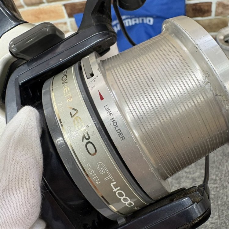 ●1円～●SHIMANO シマノ POEWR AERO GT4000 ③ パワーエアロ 替えスプール付き 釣具 HS235943