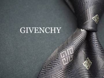 【GIVENCHY ジバンシイ】 I 1509 ロゴ SILK ブランド ネクタイ 古着 良品 転売 仕入