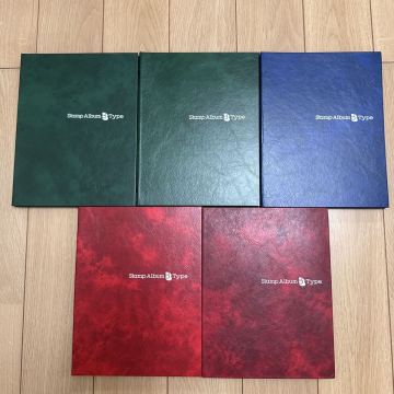 ストックブック　 テージーSB-20 スタンプアルバム切手収納用　5冊まとめ　台紙8枚16ページ5段　ゆうパック60サイズ