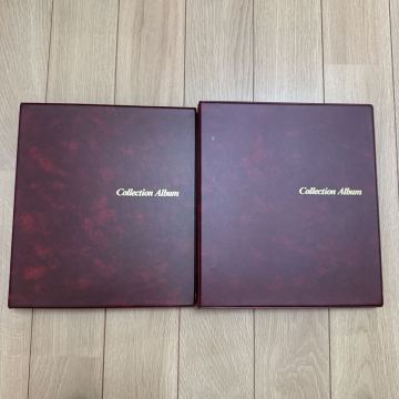 ストックブック　 テージー CA-30 コレクション切手収納用アルバム　追加式　各リーフ20枚入り　赤2冊　ゆうパック80サイズ