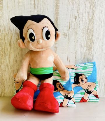 鉄腕アトム ぬいぐるみとバスタオル 3点まとめて 手塚治虫 手塚プロダクション アストロボーイ