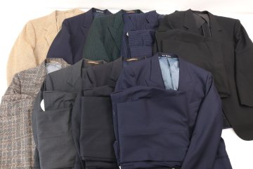 【15点】GIVENCHY ジバンシー &times; 飯島 KOBE 含他 スーツ ジャケット スラックス 服 背広 オーダー まとめ売り 9927-NA
