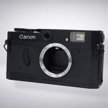 【整備済み・性能測定済み】 CANON キャノン P ブラック レンジファインダー ポピュレール ボディ Lマウント ライカ #21571