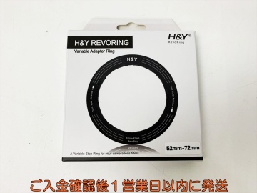【1円】H＆Y REVORING RS72 52-72mm フィルター 可変式ステップアップリング 動作確認済 箱軽い傷み E01-106rm/F3