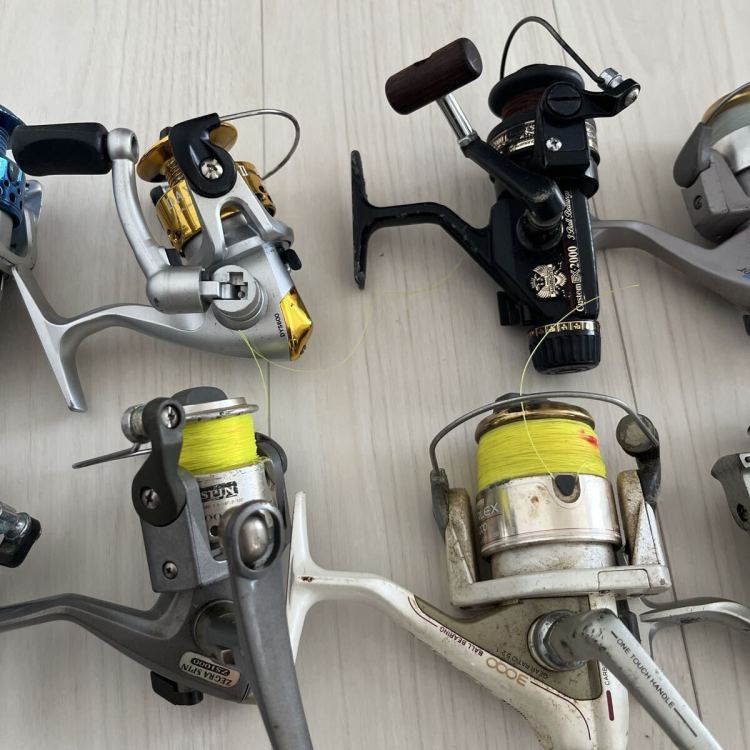1円スタート まとめ売り リール 釣具 SHIMANO ダイワ Daiwa シマノ RYOBI リョービ スピナーベイト 中古 スピニング 