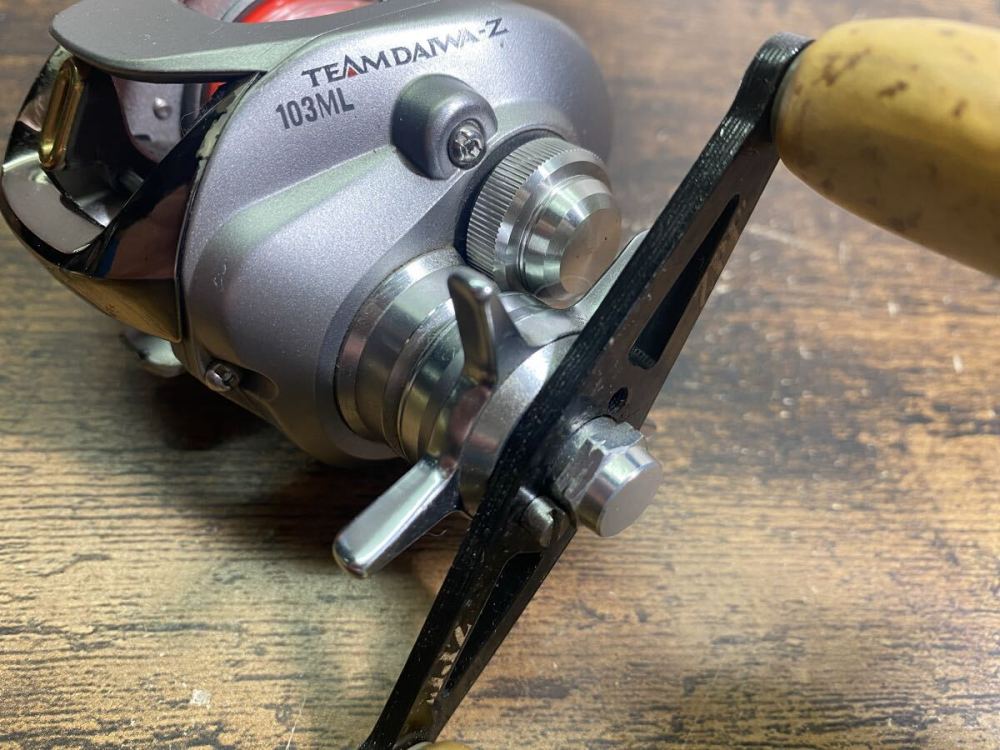DAIWA ベイトリール TEAM DAIWA-Z TD-Z 103ML 左巻き 中古品 使用感あり ダイワ リール 左ハンドル オールドダイワ オールドリール 釣具