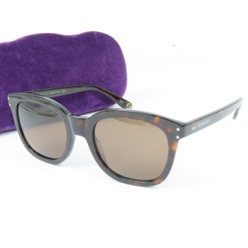 207235★1円スタート★GUCCI グッチ 新品同様美品 ロゴ インタロッキングG べっ甲柄 GG0571S 002 52□21 アイウェア サングラス