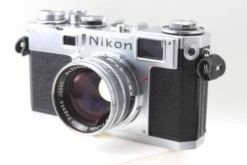 【極上美品】Nikon S2 前期 + Nikkor-S・C 5cm F1.4 ★視界クリア！二重像合致！動作確認済！★ 希少ニコン 銘玉セット