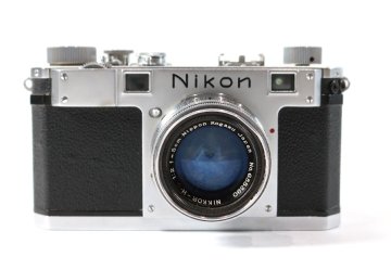 【ジャンク品】NIKON S 日本光学 ニコン レンジファインダー フィルムカメラ NIKKOR-H・C 5cm F2 単焦点レンズ 5229-YS