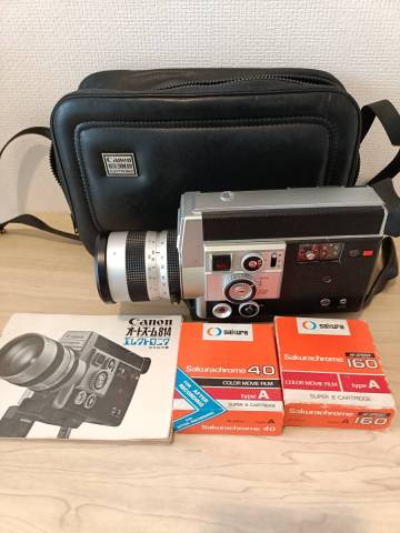 キャノン Canon SUPER8 AUTO ZOOM 814 ELECTRONIC　フィルムカメラ シネカメラ 8㎜　通電OK　人気　現状品 詳しい動作未確認の為ジャンク