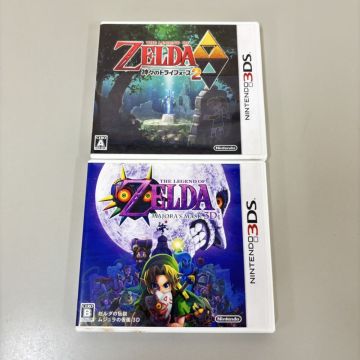 J382-M15-8690 ◎ NINTENDO 3DS ZELDA 神々のトライフォース2 ムジュラの仮面3D 2点セット ゼルダの伝説 ゲーム ソフト 任天堂 TE