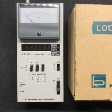 クラニシ LOCATION ANALYZER LA-100 1.6MHz〜500MHz 電界強度 周波数カウンター 動作品