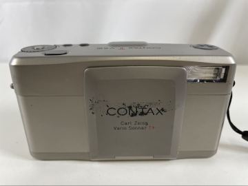 106T-3-13 CONTAX コンタックス T VSⅢ フィルムカメラ シルバー 動作通電未確認