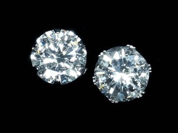 Z18152.5SS【1円～】新品【RK宝石】≪DIAMOND≫ 極上ダイヤモンド 0.12ct / 0.12ct Pt900 高級 一粒ダイヤ ピアス ダイヤ