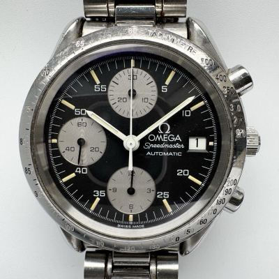 OMEGA オメガ スピードマスター デイト クロノグラフ 3511.50 自動巻き 稼働品 現状品 ブラック文字盤 腕時計