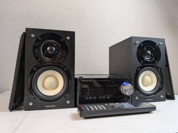 14329-043★KENWOOD ケンウッドミニコンポ セットコンポ COMPACT HI-FI COMPONENT SYSTEM R-K521 リモコン付き 通電音出し確認済★