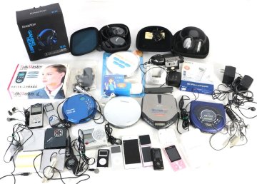 【ト足】 CD MD ICレコーダーヘッドフォン 他 ポータブルプレイヤー まとめ KENWOOD aiwa SONY Discman パナソニック iPod 他 CO000CHH45