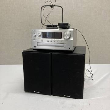 △ 家電 Panasonic パナソニック SC-PMX80 2018年製 CDステレオシステム ミニコンポ スピーカー SB-PMX70 ハイレゾ Bluetooth 中古
