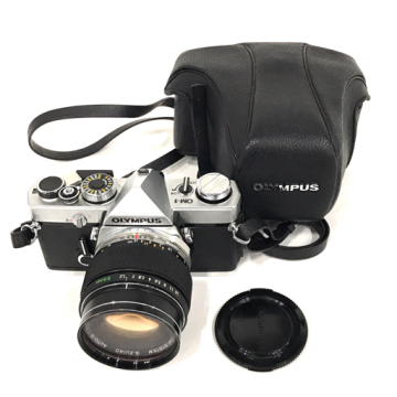 OLYMPUS OM-1 G.ZUIKO AUTO-S 55mm 1:1.2 一眼レフ フィルムカメラ オリンパス 単焦点レンズ 光学機器