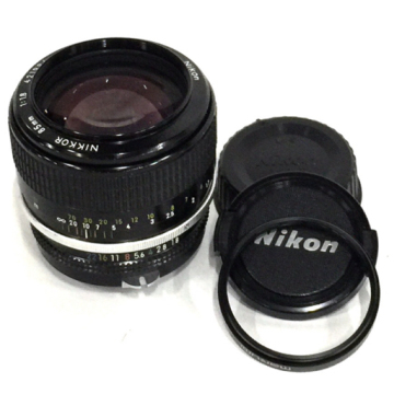1円 Nikon 非Ai NIKKOR 85mm F1.8 カメラレンズ マニュアルフォーカス ニコン L212035