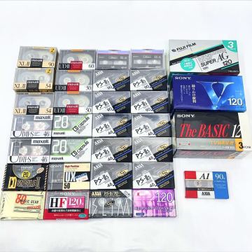 3330221 未開封 カセットテープ 31本　ビデオテープ　9本 記録媒体　まとめて マクセル SONY AXIA 他