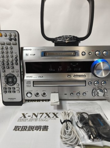 ONKYO X-N7XX ( FR-N7XX ) CD/MD/USB/Tuner ★高音質MD最終機種★本当の整備済み