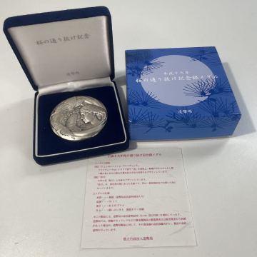平成十九年 桜の通り抜け記念 銀メダル SILVER シルバー 純銀 メダル 記念メダル 造幣局 重さ135g SV1000 ケース付