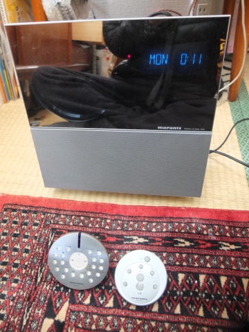 marantz「Personal CD system CR201」2007年製 マランツ パーソナル CDプレイヤーシステム シルバー