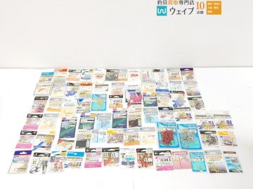 がまかつ ハヤブサ 他 タイ アジ ムツ針 等 釣り針 計70袋