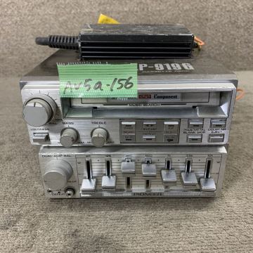 AV5a-156 激安 カーステレオ PIONEER ロンサムカーボーイ KP-919G CD-5 カセットデッキ グラフィックイコライザー 通電未確認 ジャンク