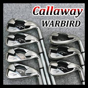 5：Callaway WARBIRD キャロウェイ ウォーバード アイアン ウエッジ （5～9.P.S / FREX：R) 7本セット ゴルフクラブ