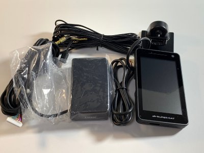 １円～【F】ユピテル SUPER CAT LS2100 レーザー＆レーダー探知機 オービス対応 yupiteru セパレート 動作未確認 現状★flok/3958★ee7376