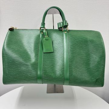 HS260411UE【 LOUIS VUITTON】キーポル45 エピ ボストンバッグ ルイヴィトン ボルネオグリーン 緑 鞄 