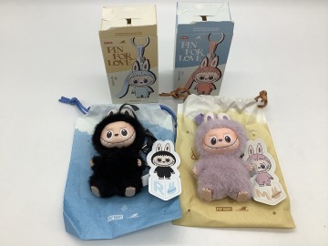 n6854 POP MART PIN FOR LOVE THE MONSTERS M R SNKRDUNK LABUBU ラブブ 2個セット 人形 フィギュア コレクション