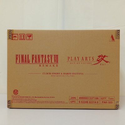 mR309d [未開封] PLAY ARTS 改 ファイナルファンタジーVII リメイク クラウド・ストライフ&ハーディ=デイトナ | フィギュア J