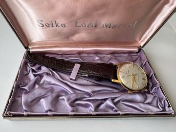 SEIKO LORD MARVEL セイコー ロードマーベル 手巻き 腕時計 箱付き　18金無垢