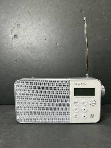 ★コレクター必見 動作品 SONY XDR-55TV ソニーポータブルラジオ ワンセグTV FM AM ラジオ 現状品 Sp687
