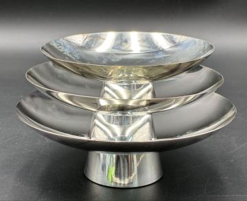 1円スタート 純銀 天賞堂 銀杯 3点 まとめ 銀製 総重量約359.8g silver 現状品 AY05155