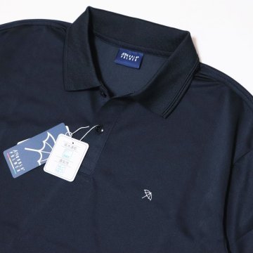 ○アーノルドパーマー ARNOLD PALMER 新品 メンズ 鹿の子 半袖 ポロシャツ M 紺[8001532-75-M] VCXZ