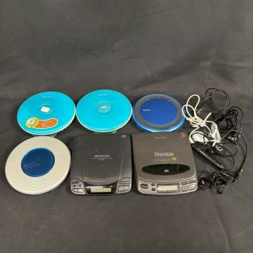 CDK570ら ジャンク SONY ソニー CDウォークマン/ポータブルCDプレーヤー D-202/D-EJ002 /DPC-521 他 6点セット