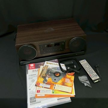 BEg076U 120 Victor EX-D7 ビクター コンパクトコンポーネントシステム ウッドコーン ミニコンポ/CD/説明書付