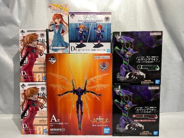 1円～ 未開封 一番くじ エヴァンゲリオン エヴァ フィギュア 7点まとめ A/B/D/ラストワン 初号機 アスカ幼少期 アスカ 良品 323-0517-8Y2