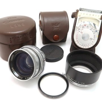 【1円～】Canon SERENAR 50mm F1.9 沈胴式 L39 ※動作未確認 SEIKONIC L-8 他オマケ付 ◆送料600円～◆～5/24(日)終了 ◆質屋-11988