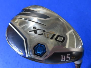【中古】1円 スタート!! ダンロップ 2022 XXIO12（ゼクシオ トゥエルブ）ハイブリッド/ユーティリティ ネイビー H5（23&deg;）【R】MP1200