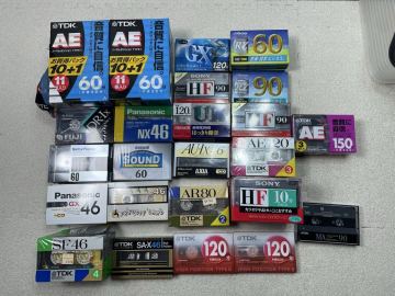 【未開封多数】カセットテープ 大量68本まとめ TDK SONY maxell AXIA ハイポジ メタル含む 昭和レトロ