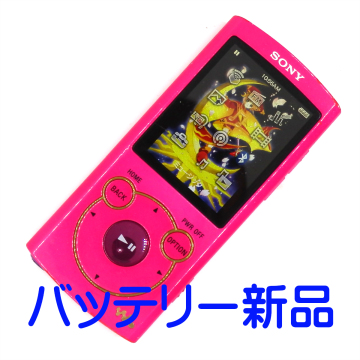 バッテリー新品　大容量16GB　ウォークマン　NW-S765　Bluetooth　ビビットピンク
