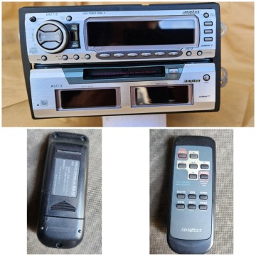 【 1円スタート 】★ 超希少・極美品 ★ ADDZEST アゼスト DXZ715/MSZ715 CD/MD プレーヤー デッキ 訳あり品/部品取り 
