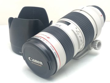 CANON ZOOM LENS EF 70-200mm 1:2.8 L 一眼レフカメラ用レンズ フード付き ジャンク 中古【UW050102】●